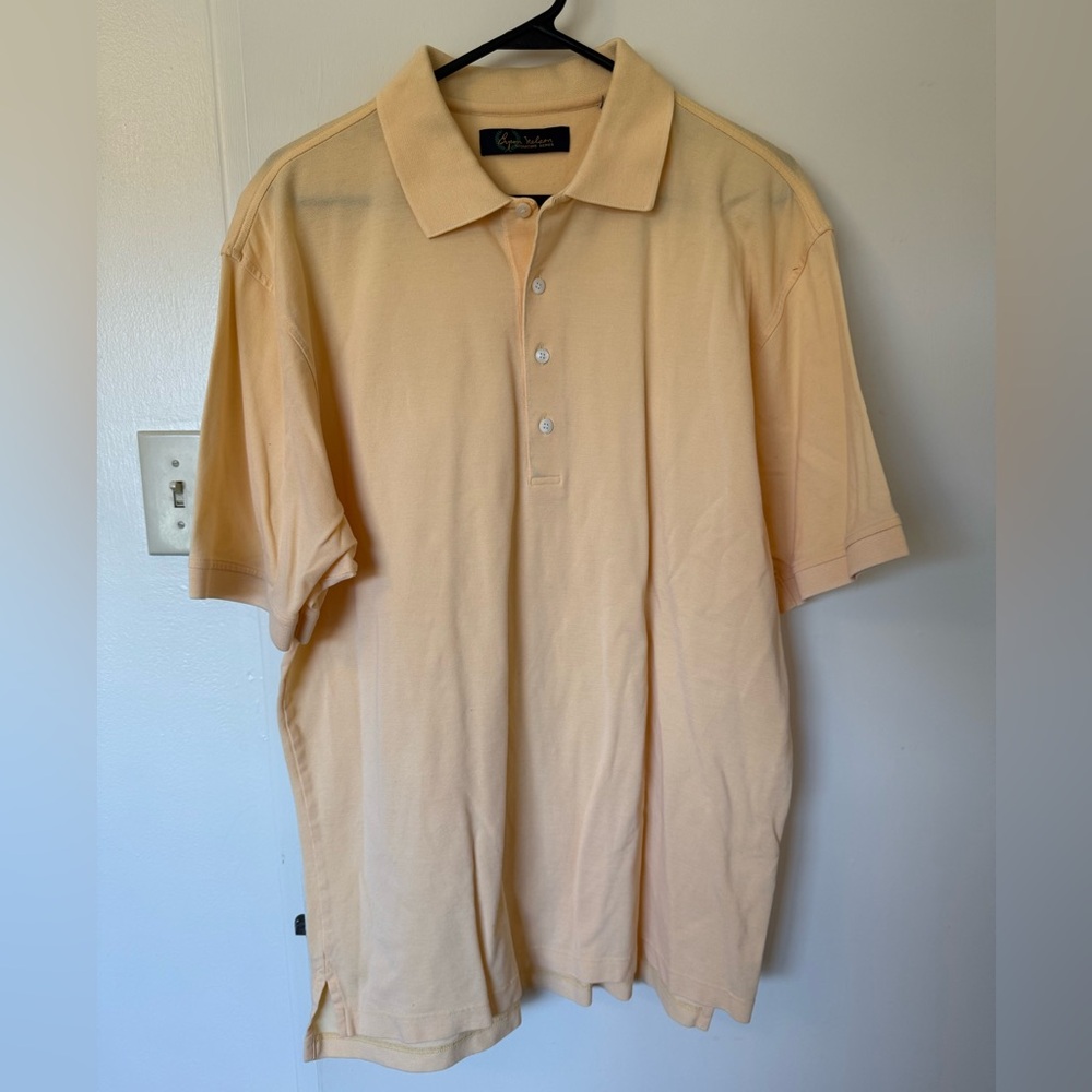Men's Light Yellow Polo Shirt